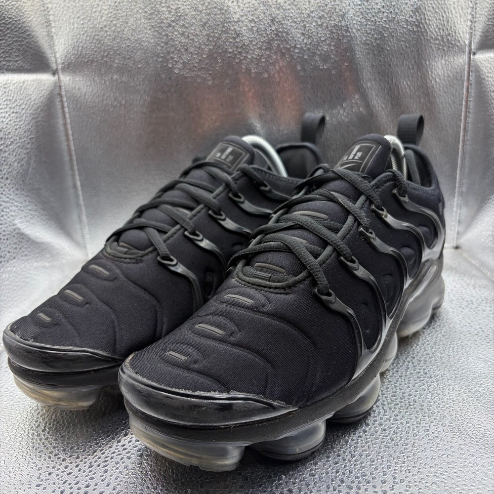 Size 10 Nike Air VaporMax Plus SE Black Womens Lace Up Running Shoes DH1063-001 - Picture 5 of 11